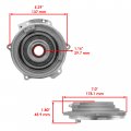 Caltric Differential Output Cover Assembly Compatible With Polaris Sportsman X2 850 2011 Xp 2010-2014 Wv850 2014