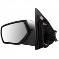 Ocpty Black Driver Side View Mirror Metallic Finish With Power Adjustment Heated Compatible For 2014-2017 Gmc Sierra 1500