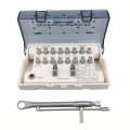 Eustoma Universal Implant Torque Wrench Ratchet 16 Hex Drivers Repair Fixture Screw Tool Kits