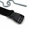 Xkh- Heavy-duty Garage Storage Kayak Single Strap Wall Hanger Canoe Hoists 55 Lb Capacity For Indoor Outdoor Room Mounting P N