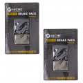 Niche Brake Pad Set For Bmw R100rs R1100rs R65 R80 K1200gt K100 K75 34217657025 Front Rear Organic 2 Pack