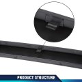 Front Bumper Lower Deflector Lip For Hyundai Elantra Sedan 2017 2018 86591 F2000 86591f3000 Hy1095107 Black Polypropylene Air