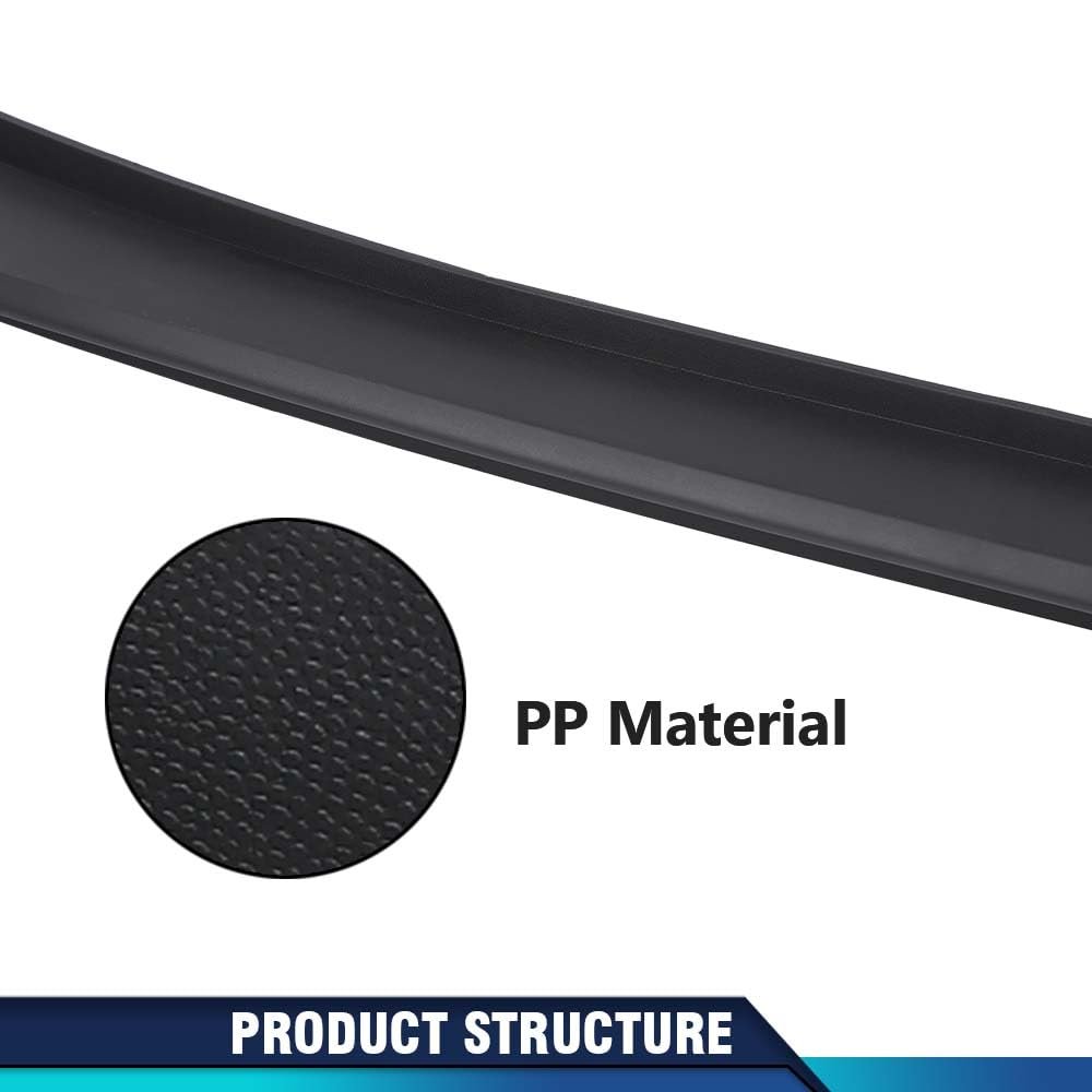 Front Bumper Lower Deflector Lip For Hyundai Elantra Sedan 2017 2018 86591 F2000 86591f3000 Hy1095107 Black Polypropylene Air