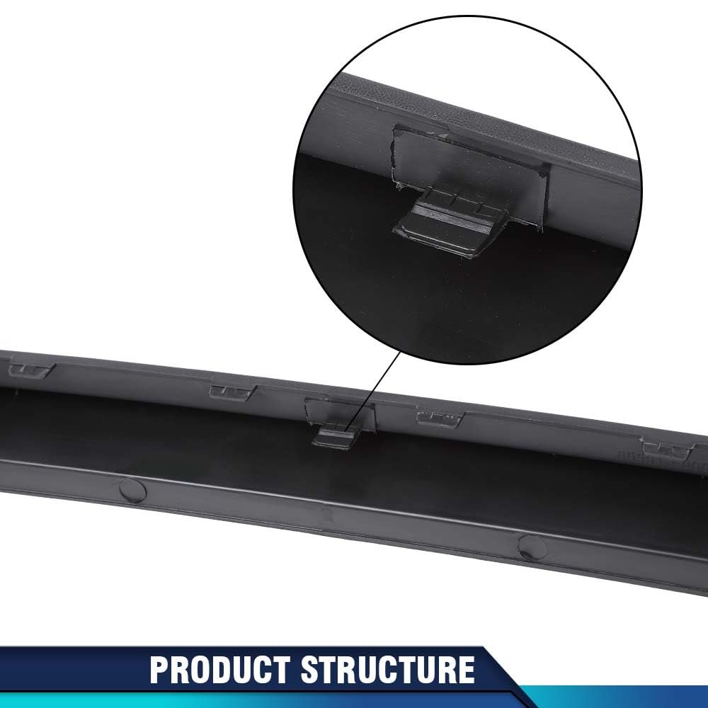 Front Bumper Lower Deflector Lip For Hyundai Elantra Sedan 2017 2018 86591 F2000 86591f3000 Hy1095107 Black Polypropylene Air