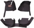 Aerfine Customized Luxury Leather Car Floor Mats Non Slip For Cars All Weather Blue Black Beige