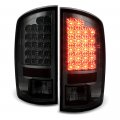 Acanii For 2002-2006 Dodge Ram 1500 03-06 2500 3500 Smoke Led Rear Tail Lights Brake Lamps Replacement Left Right