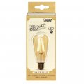 Feit Electric Vintage Exposed Filament Amber Glass Led St19 With A Medium E26 Base Light Bulb 60w Equivalent 10 Year Life 400