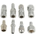 8pcs 1 2 Pneumatic Air Compressor Quick Pipe Tube Binding Plug From Coupling Caps