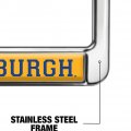 University Of Pittsburgh School Logo Full Size Standard License Plate Metal Frame