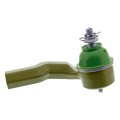 Tie Rod End For 2021 2022 2023 2024 2025 Ford Bronco Sport Sintered Metal Male 1 Threaded Stud Neoprene Green Boot Front 