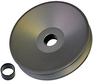 Pulley 1v Aluminum Hardcoat Anodized 3 8 In X 4 Od Deep Groove 15 17mm Bore Model 182