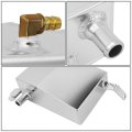 Aluminum Radiator Coolant Expansion Overflow Tank Reservoir Compatible With Ford F-150 Heritage 1997-2004