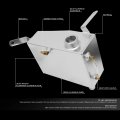 Aluminum Radiator Coolant Expansion Overflow Tank Reservoir Compatible With Ford F-150 Heritage 1997-2004