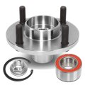 Auto Dynasty Factory Style Front Wheel Bearing Hub For Ford Ecosport Fiesta Focus 2000-2011 Driver Or Passenger Side Bare Steel 