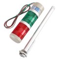 Baomain Industrial Signal Light Column Led Alarm Round Tower Indicator Continuous Warning Red Green Ac 110v Lta-502t