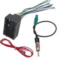 Car Stereo Wiring Harness Antenna Adapter Fit For Dodge Ram 3500 2013-2019 