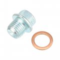 X Autohaux 4 Set M14x1 5 Car Engine Oil Drain Plug With Washer Md050316 For Mitsubishi Outlander 2003-2016 Volvo Stainless