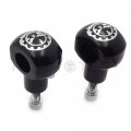 Httmt Gear Skull Black 25mm 1 Handlebar Riser Universal For H-d Hond Yamah