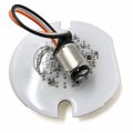 Httmt- 3 Flat Style 1157 Front Turn Signal Led Inserts White Amber For H-d P N Tghd-tsl001 W A