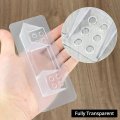 12 Pcs Self Adhesive Shelf Support Pegs Punch Free Transparent Brackets Strong Load Bearing Abs For Cabinets Bookshelves And