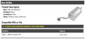 Rear Muffler Compatible With 2002-2006 Honda Crv 2 4l 4-cylinder