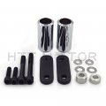 Chrome Frame Slider Crash Protector For 2004 2005 Honda Cbr 1000rr Delrin Material Sliders 1 Pair