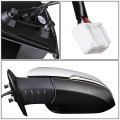 To1320353 Factory Style Driver Left Side Mirror Manual Folding Power Adjust Heated Glass Turn Signal Compatible With Toyota