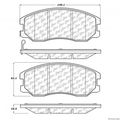 103 12640 C Tek Ceramic Brake Pads With Shims For Rear Position 
