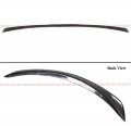 Real Carbon Fiber C43 Style High Kick Sleek Trunk Spoiler Wing Compatible For 2022-2023 Mercedex Benz W206 C-class Sedan