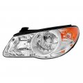 Driver Side Headlight Assembly For Hyundai Elantra 2007 2008 2009 2010 Halogen Clear Lens Front Left Lamp Part Number Hy051 