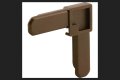 Window Frame Corner Plastic Square Cut Bronze 3 4 X 1 In 100 Pack 