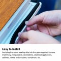 Uxcell Silicone Foam Seal Strip 1 8mm 0 07 Dia 12 Meters 39 37 Ft Long Sponge Rubber Weather Round Cord Solid For Machinery And