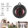 Mini Wifi Wireless Ir Cctv Camera 1080p Hd Built-in Microphone And Speaker Suitable Compatible With Monitoring Babies Elderly