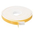 1 Roll Foam Weather Stripping 3 8 Wide X Thick 6 56 Ft Door Seal Adhesive Tape White Insulation Strip For Window 