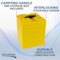 10 Pack Rv Leveling Blocks Stackable Wheel Levelers With Carry Bag Rp-1673
