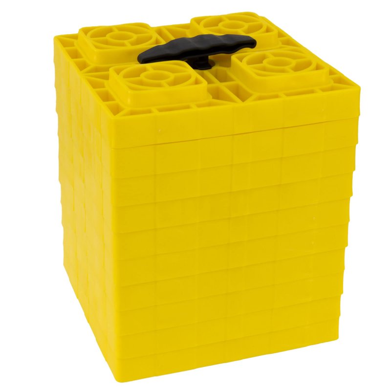 10 Pack Rv Leveling Blocks Stackable Wheel Levelers With Carry Bag Rp-1673