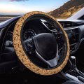 Fehuew Retro Monkeys Vintage Brown Steering Wheel Cover For Women Girls 15 Inch Universal Auto Car Anti Slip Wrap Covers Fit
