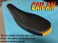 New Replacement Seat Cover Fits Can Am Ds450 2008-15 Canam Ds 450 Black And Yellow 245a
