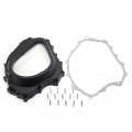 Httmt Mt313-011a- Black Custom Cluctch Engine Cover Compatible With 2004-2007 Cbr 1000rr W Gasket