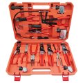 Zktool 16pcs Hose Clamp Pliers Set Professional Removal Installation Tool Kit With Long Reach Flexible Wire Electrical