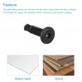 Uxcell Hex Socket Self Tapping Screws 1 4 X 410 Stainless Steel Sheet Metal Flat Head Drilling Screw 50pcs Black