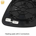 X Autohaux Car Rearview Left Driver Side Heated Mirror Glass Replacement With Backing Plate For Nissan Sentra 2020 2021