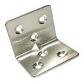 Smbbit Stainless Steel Shelf Support Corner Brace Angle Bracket Code Right 6 Hole 38mm X30mm X1 3mmthick 8pack 