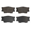 Lexus Es350 2007-2018 Disc Brake Pads Ceramic Friction Mechanical Wear Sensor 49 Millimeters 1 94 Inches Inner Height 96 8 3 81 