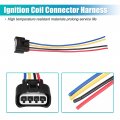 Uxcell 6pcs Ignition Coil Connector For Scion Tc L4 2 4l005-2010 Toyota Camry 2 2002-2010 No 9098011885