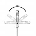 Uxcell 6mm Flex-head Ratcheting Combination Wrench Metric 72 Teeth 12 Point Ratchet Box Ended Spanner Tools Cr-v