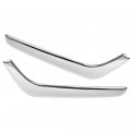 Front Fog Light Eyelid Lower Trim Replacement For Honda Crv 2017 2018 Stainless Steel With Self-adhesive 2 Pcs 