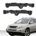 Front Left And Right Bumper Brackets For Lexus Rx330 2004 2006 Rx350 2007 2009 Rx400 2008 Black Abs Lx1033103 Lx1032103 1 Pair