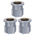 3 Pcs 1 18 Inch Faucet Nut Fixed Base Plastic Fixing Tap Fastener Assembly For Kitchen Gray 