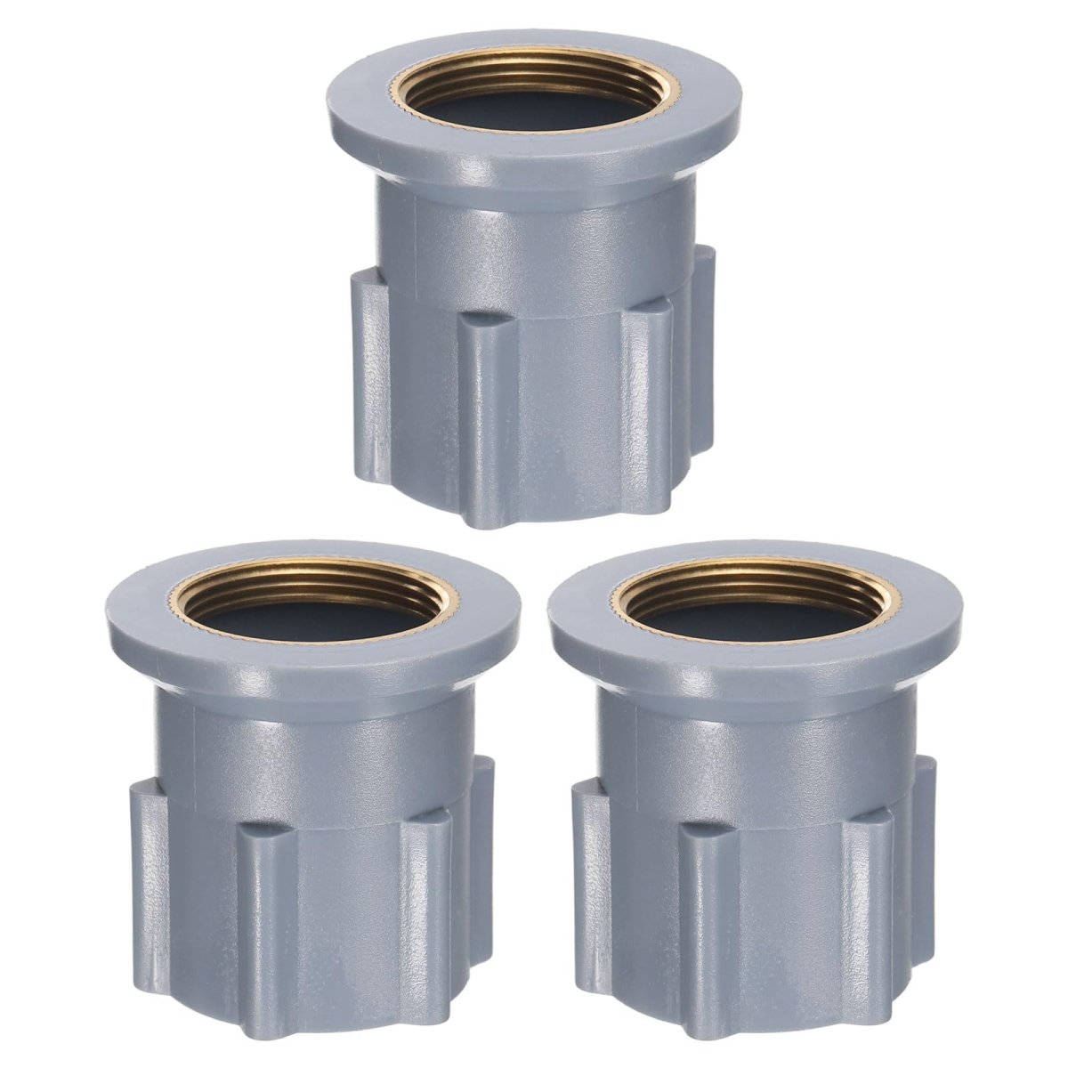3 Pcs 1 18 Inch Faucet Nut Fixed Base Plastic Fixing Tap Fastener Assembly For Kitchen Gray